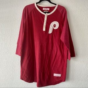 Mitchell & Ness Phillies Shirt Size 2XL